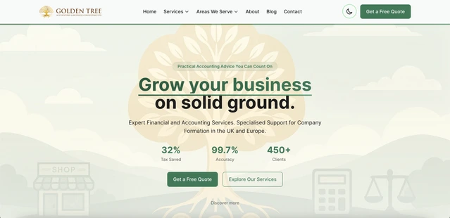 Golden Tree Consulting - After Redesign