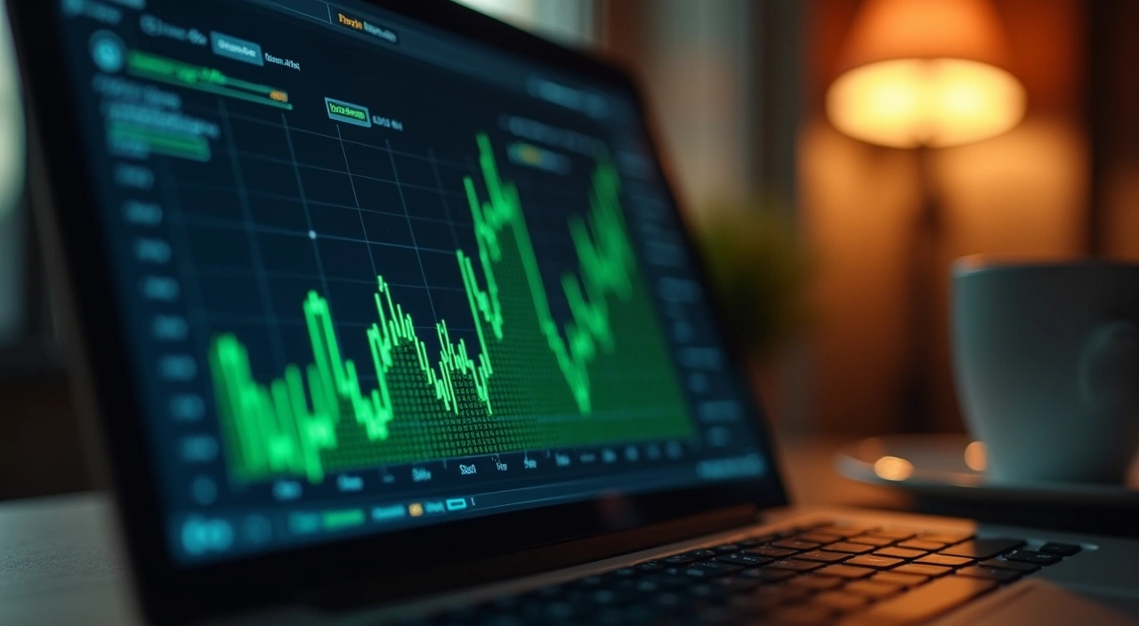 SEO analytics dashboard showing rising search rankings